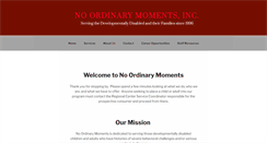 Desktop Screenshot of noordinarymoments.com